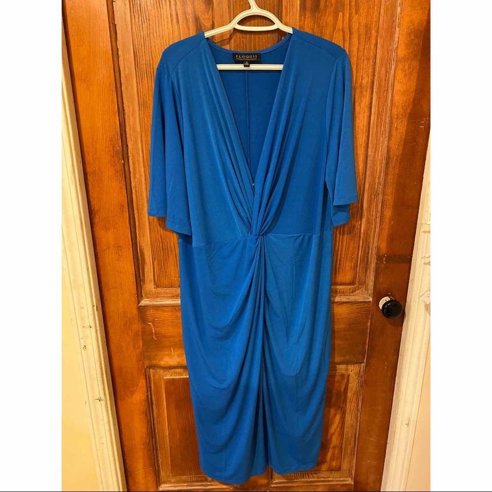 Eloquii Royal Blue Dress Size 18